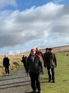 Vane Hill ARBD residents walking at Dartmoor National Park